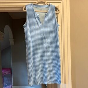 Lands Ends X Draper James gingham cotton sun dress